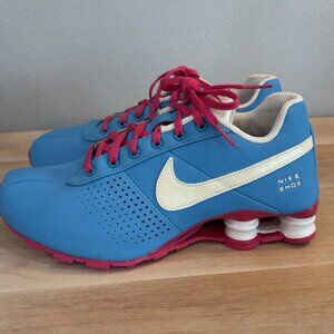 Nike Shox Women's 6.5 Nostalgic Y2K 2000 Blue Pink Rave Athletic Running Shoes